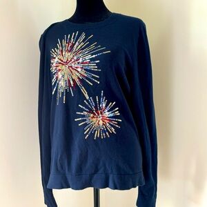 Jcrew Fireworks Teddy Sweater